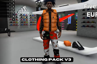 create custom fivem clothing, kuttes mc, mc vest, biker clothing fivem gang vest