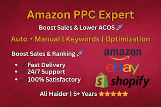 setup and manage amazon ppc ads to reduce acos and boost sales