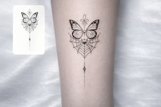 design a custom minimalist fine line tattoo
