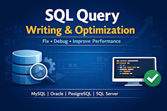 write, fix, and optimize sql queries for your database