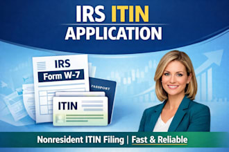 get your itin individual taxpayer number, irs caa for non us resident