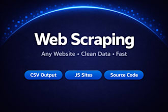 build a python web scraper for any website