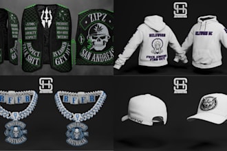 create fivem kuttes, custom clothing, mc kuttes, mc vest, and mc biker clothing