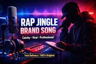 create a catchy rap jingle for your brand or ad