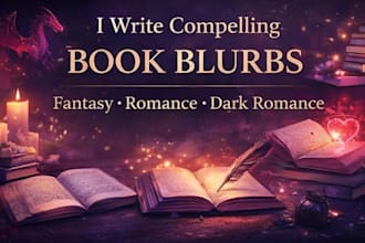 write a compelling fiction book blurb for your novel