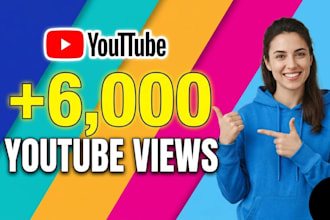 run targeted campaigns for 6000 youtube views
