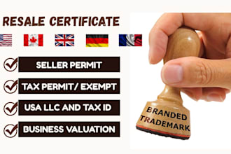 get resale certificate, seller permit in all us states, sales tax, tax permit