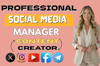 be your social media manager instagram facebook tiktok x gestione social italia