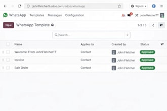 integrate whatsapp with odoo for automated messaging