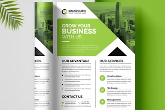 design magazine ads newspaper ads banner advert print ads business flyer design