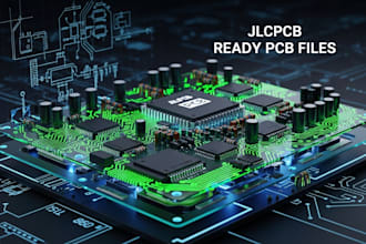 pcb layout gerber bom jlcpcb ready pcb manufacturing files schematic pcb