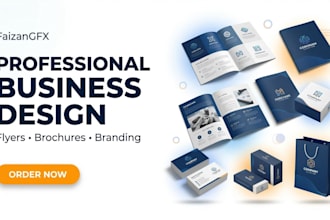 design complete brand identity with logo, poster and brochure
