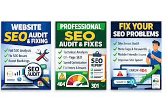 do website seo audit fixing