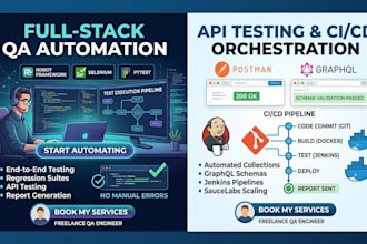 be your QA automation web tester engineer