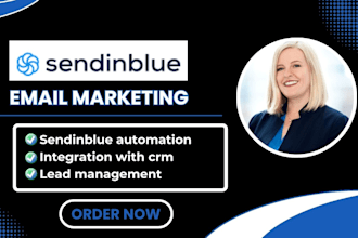 integrate sendinblue with CRM sendinblue email automation sendinblue lead manage