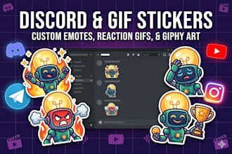 draft 2d game assets twitch emotes youtube intro animated gif stickers