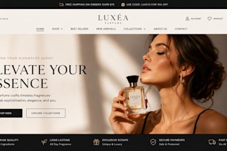 perfume shopify store perfume website luxury perfume shopify store