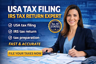 file USA tax return irs tax filing income tax preparation expert