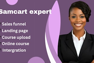 be your samcart thrivecart sales funnel samcart landing page online course