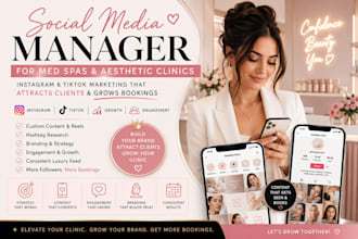 manage social media for med spa and aesthetic clinics