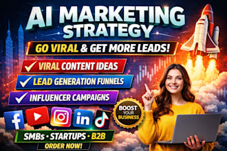 create ai digital marketing strategy and viral content plan
