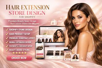 hair extension shopify store hair extension website hair store beauty website