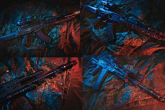 create game ready 3d weapon and prop models low and high poly 3d game asset