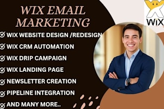 create wix drip campaign wix email automation wix CRM pipeline integration setup