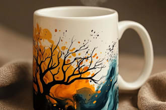 draw a mug or coffee mug design
