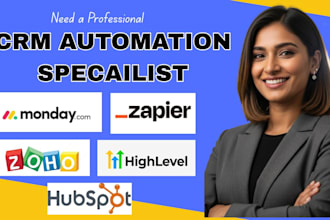 gohighlevel crm automation expert zoho crm marketing automation sales funnel