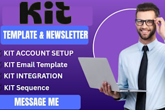 setup kit email automation convertkit email campaign sequence newsletter design