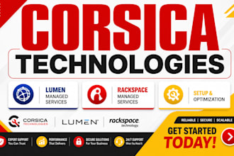 setup corsica technologies lumen managed services rackspace managed services