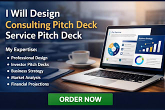 design business consulting  pitch deck service pitch