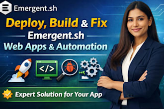 deploy and build emergent sh web app emergent sh error and automation