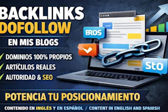 aumentaré la autoridad de tu sitio con backlinks dofollow permanentes