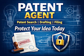 draft, file, and search patents as a professional patent agent