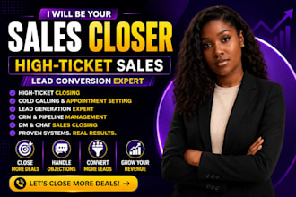 commission based sales closer IT sales sales lead generation sales closer expert