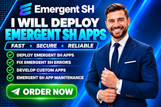 deploy emergent sh apps fix emergent sh error develop emergent sh app replit ai