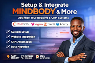 setup, customize and integrate mindbody booking system for your business