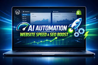 ai automation wordpress shopify speed optimization page speed seo boost