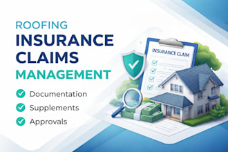 provide roofing insurance claims coordination