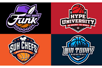 do basketball team jersey or sports club logo design