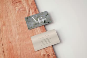 create business cards and matching letterheads