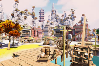 design amazing stylised environment in unity and unreal