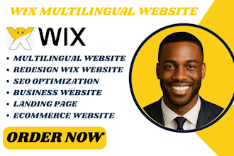 design your wix multilingual website wix website redesign SEO and translation