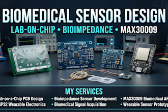 do lab on chip, bioimpedance, max30009 esp32 wearable medical sensor prototype