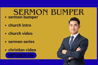 create christian video editing and motion graphics