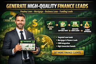 generate payday loan leads mortgage business loan business funding finance leads