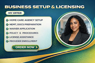complete your medicaid waiver application, license for home care or nemt agency