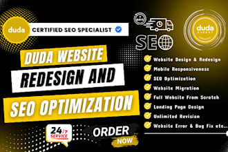 do complete SEO optimization for your duda website